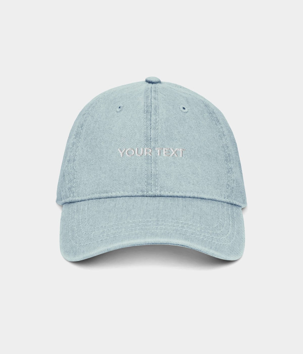 CUSTOM DENIM CAP.