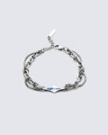 KIIKIO Titanium Steel Lava Wrap Bracelet with Unique Design