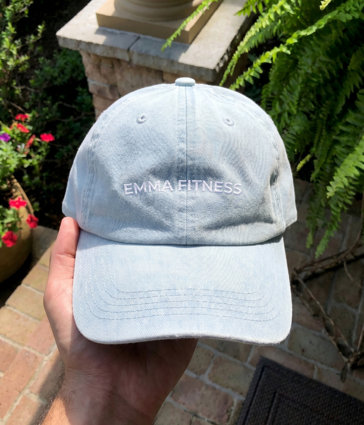 CUSTOM DENIM CAP.