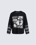 2026 Vintage Ribbed Texture Sweatshirt