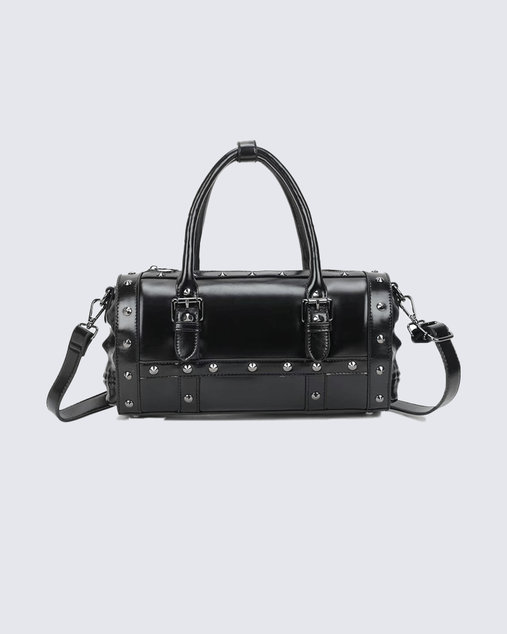 Punk Skull Studded Crossbody Bag