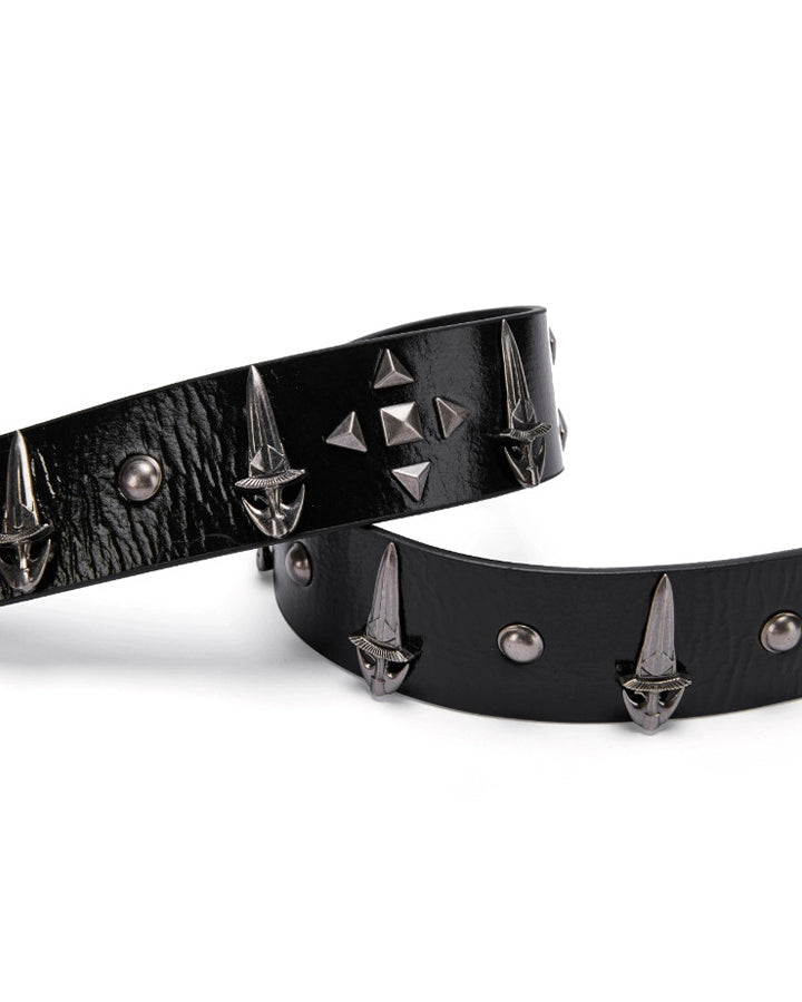 Studded Chain Punk Belt
