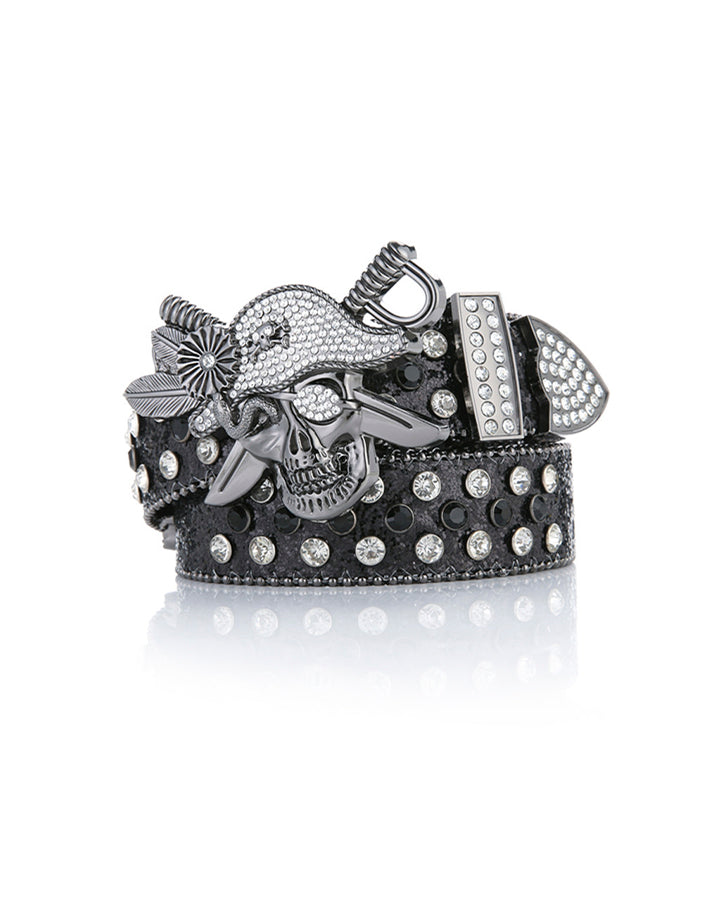 Studded Skull Hardware Belt