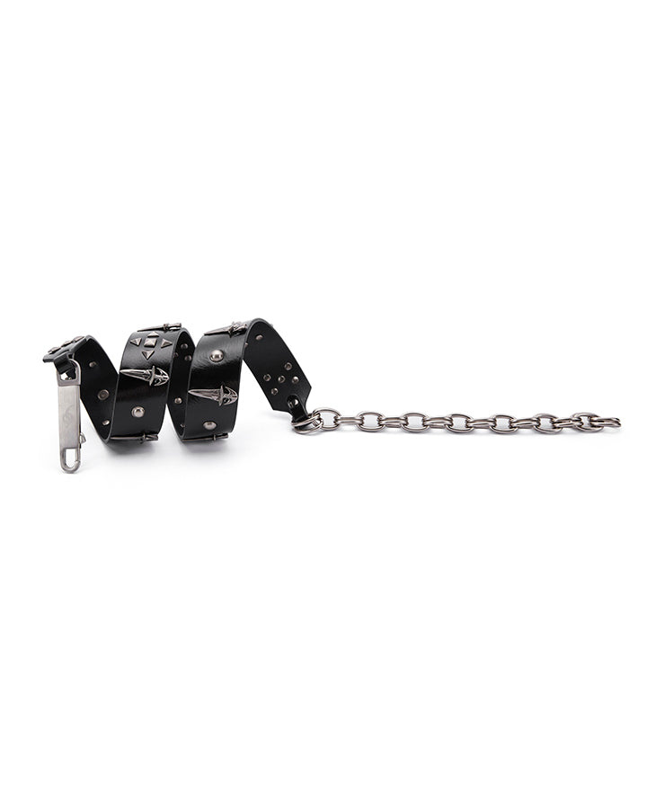 Studded Chain Punk Belt