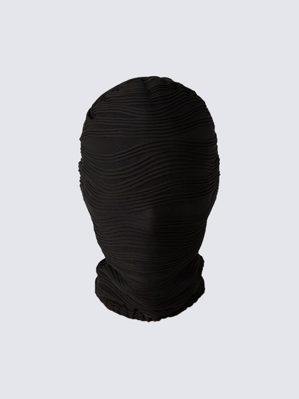 Black Textured Balaclava Mask