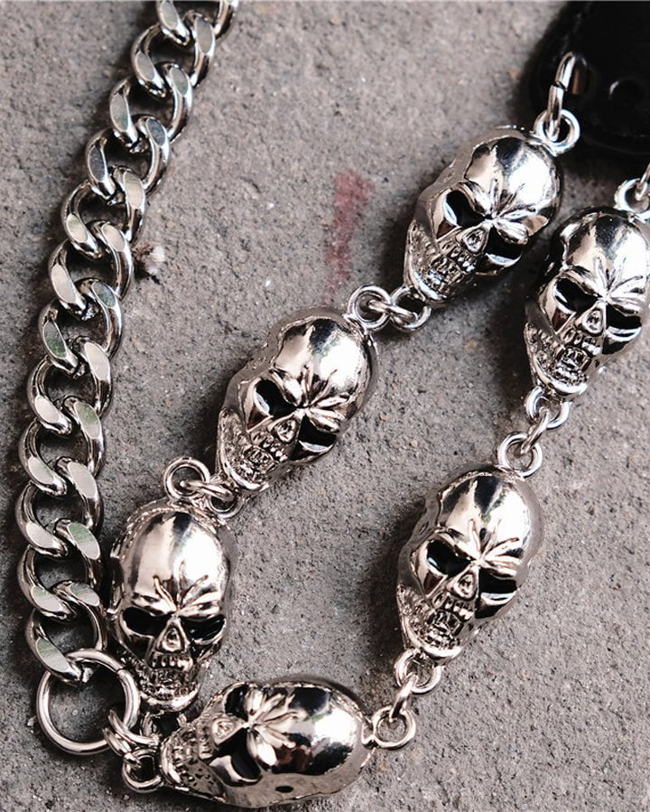 Halloween Skull Chain Belt