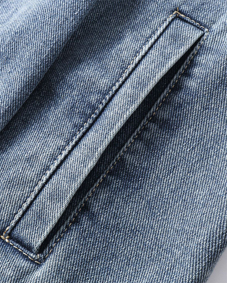 Autumn New Denim Motorcycle Jacket