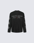 Rhinestone Star Graphic Long Sleeve Shirt