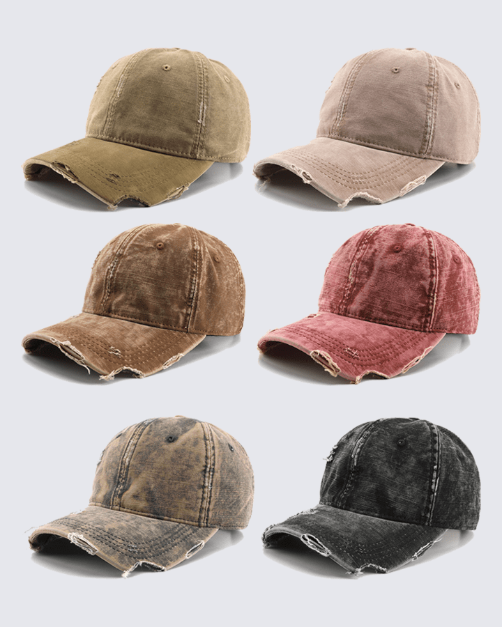 Distressed Vintage Washed Dad Hat
