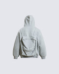 American 3D Backpack Hooded Zip-Up Sweatshirt