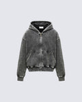 Heavyweight Vintage Zip-Up Hoodie