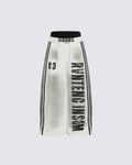 Washed Tie-Dye Letter Print Casual Pants